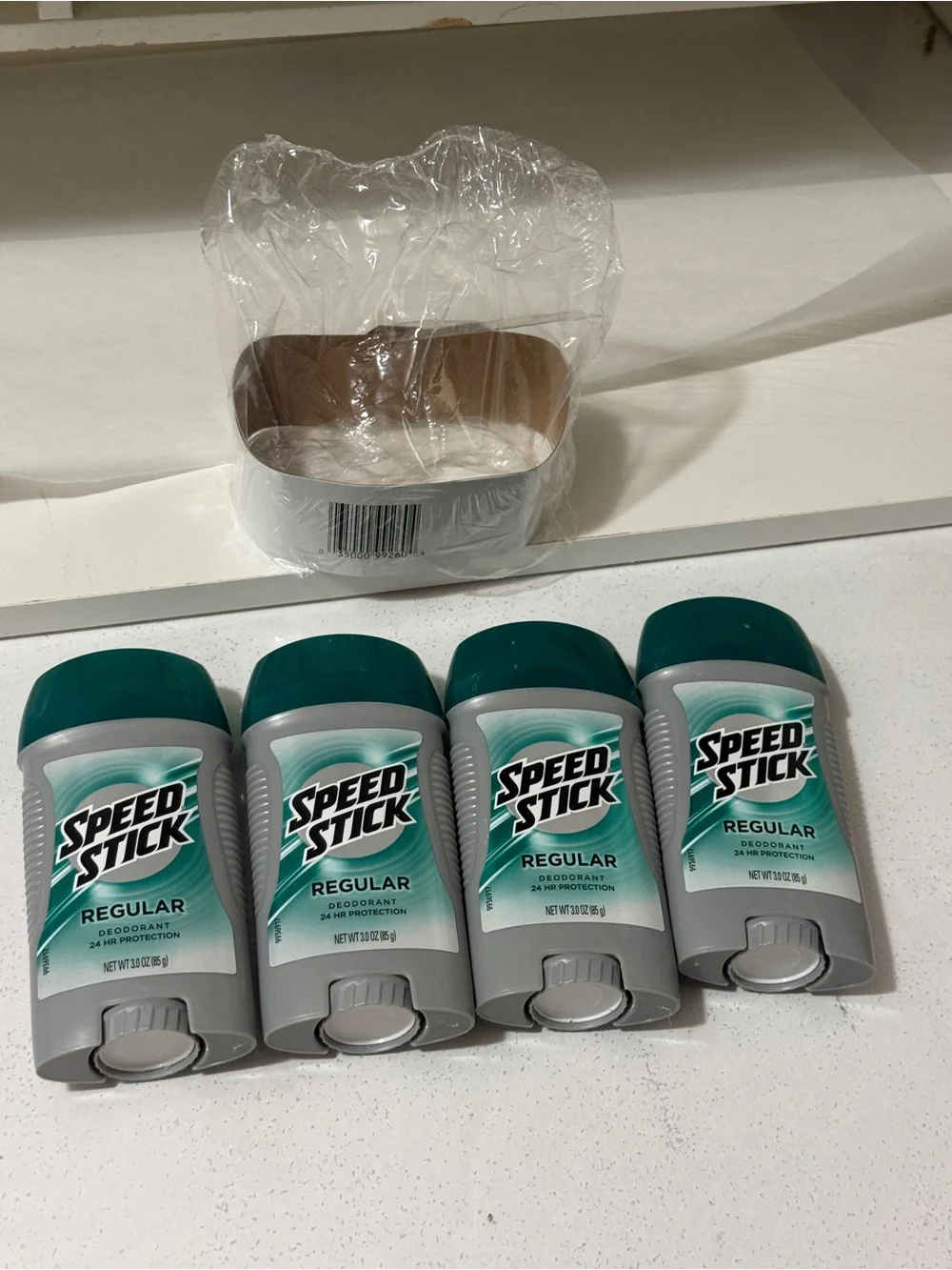 Regular Deodorant Stick - Green Cap (4 Pack)